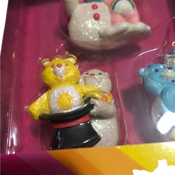Care Bears Christmas Holiday Set Snow Bear Cheer Funshine  Heirloom Collection - Picture 2 of 5